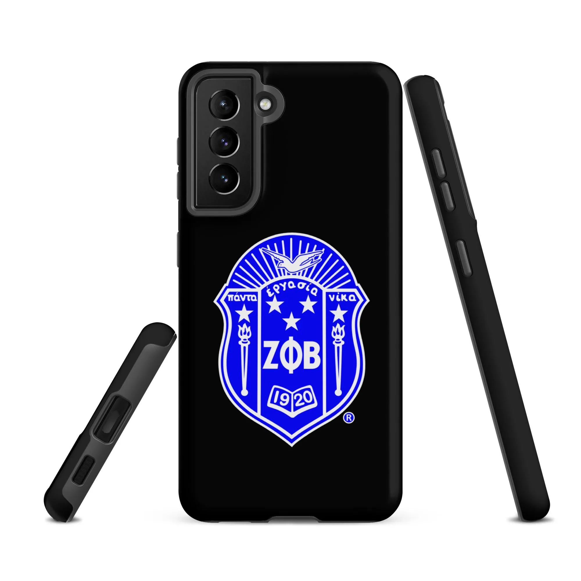 Black Zeta Shield Samsung Case