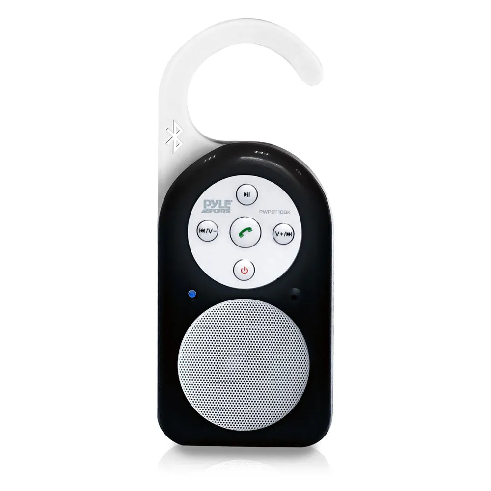 Bluetooth Wireless   Shower Speaker & Hands Free Speaker-Phone W/ Aux In (Black Color)