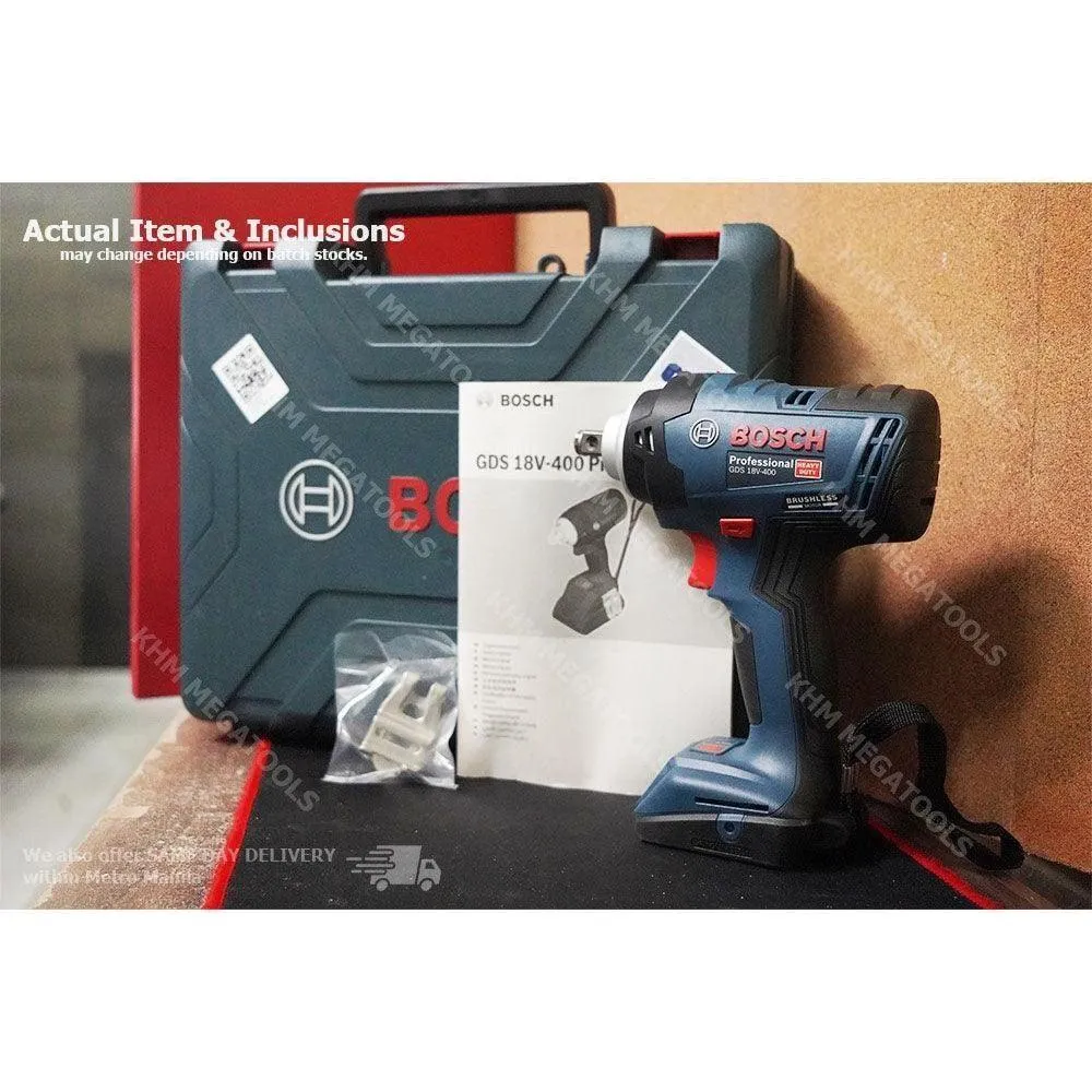 Bosch GDS 18V-400 Cordless Impact Wrench 1/2" Drive 400Nm 18V [Bare]