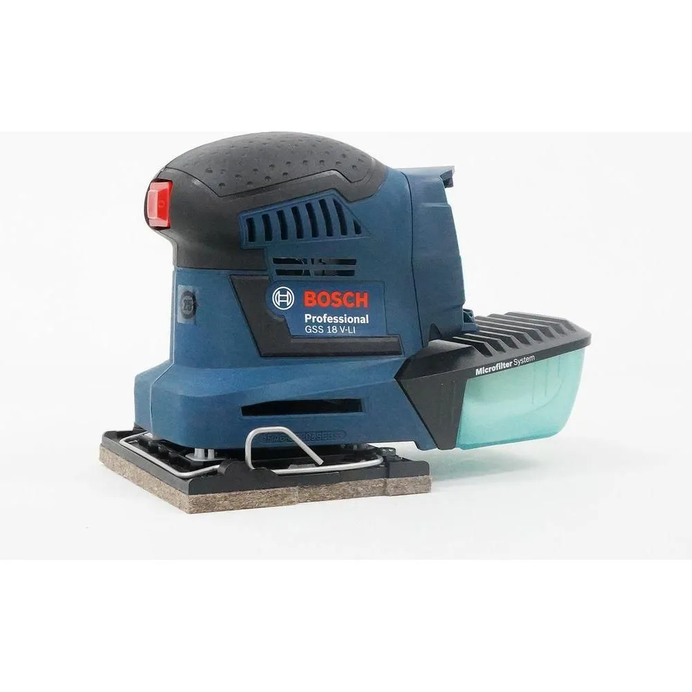 Bosch GSS 18V-Li Cordless Finishing Sander 113x101mm 18V (Bare)