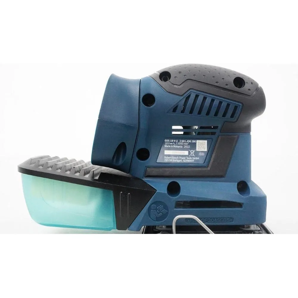 Bosch GSS 18V-Li Cordless Finishing Sander 113x101mm 18V (Bare)