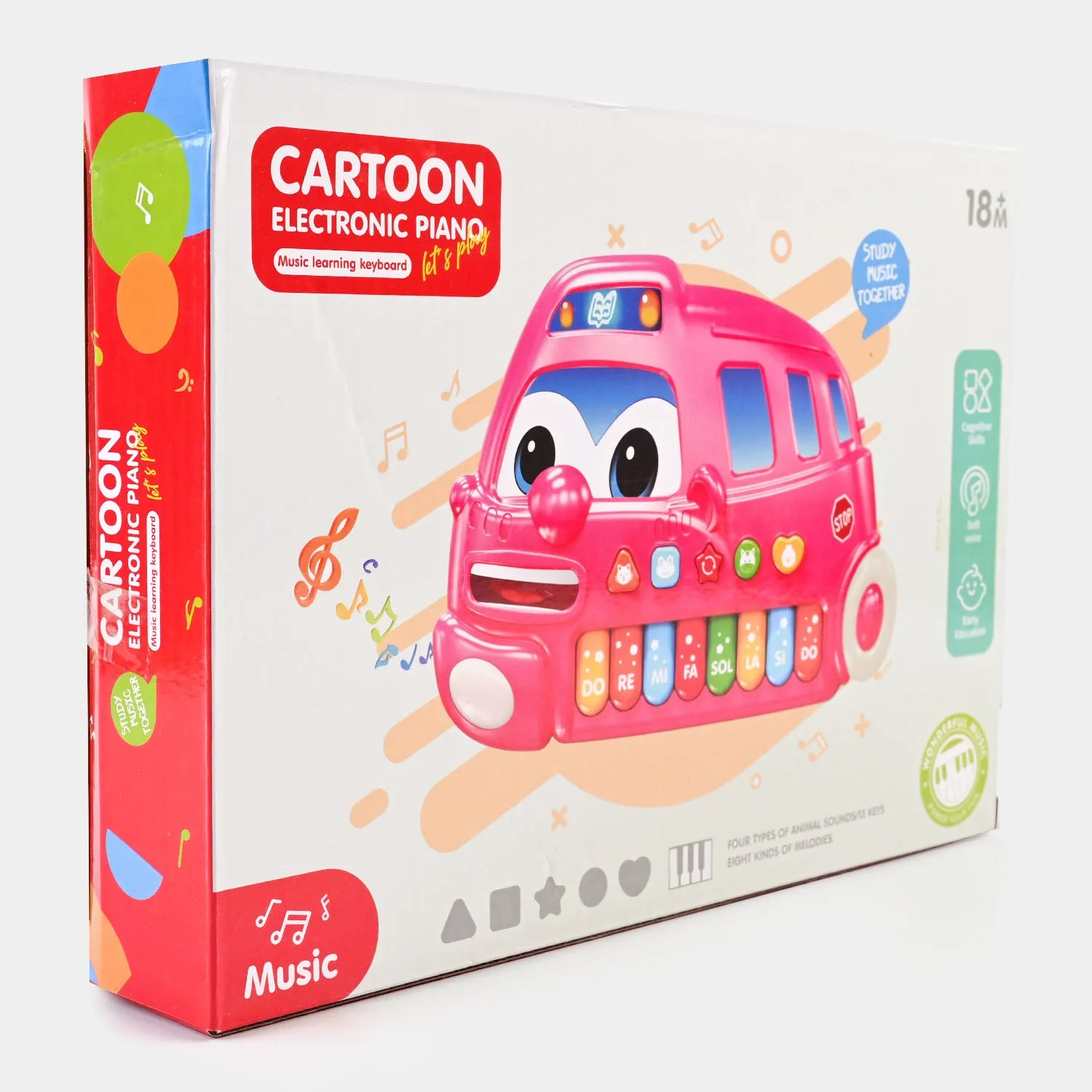 Bus Electronic Keyboard For Kids