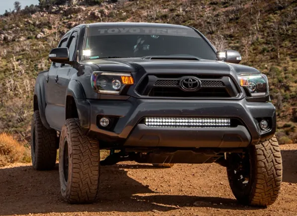 Cali Raised Lower Bumper Hidden LED Light Bar Kit For Tacoma (2005-2015)