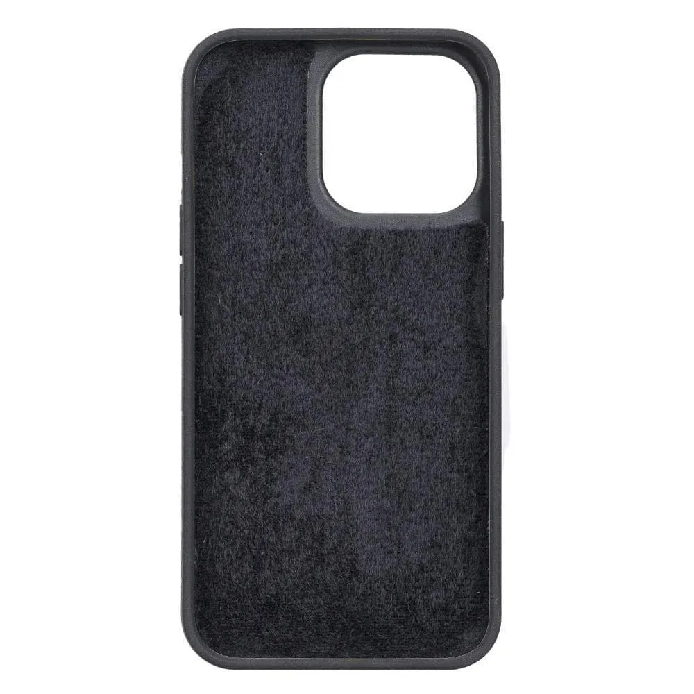 Carter iPhone 13 Detachable Wallet Case, Rustic Black