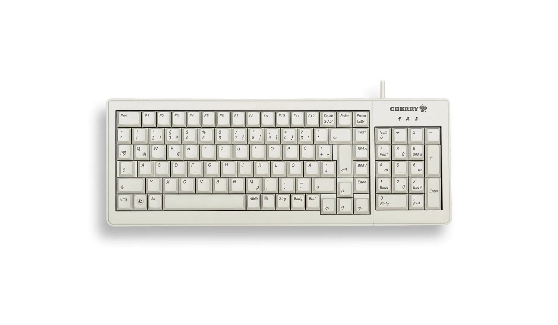 Cherry Xs G84-5200 Keyboard Office Usb   Ps/2 Qwerty English Grey