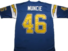 Chuck Muncie San Diego Chargers Throwback Football Jersey