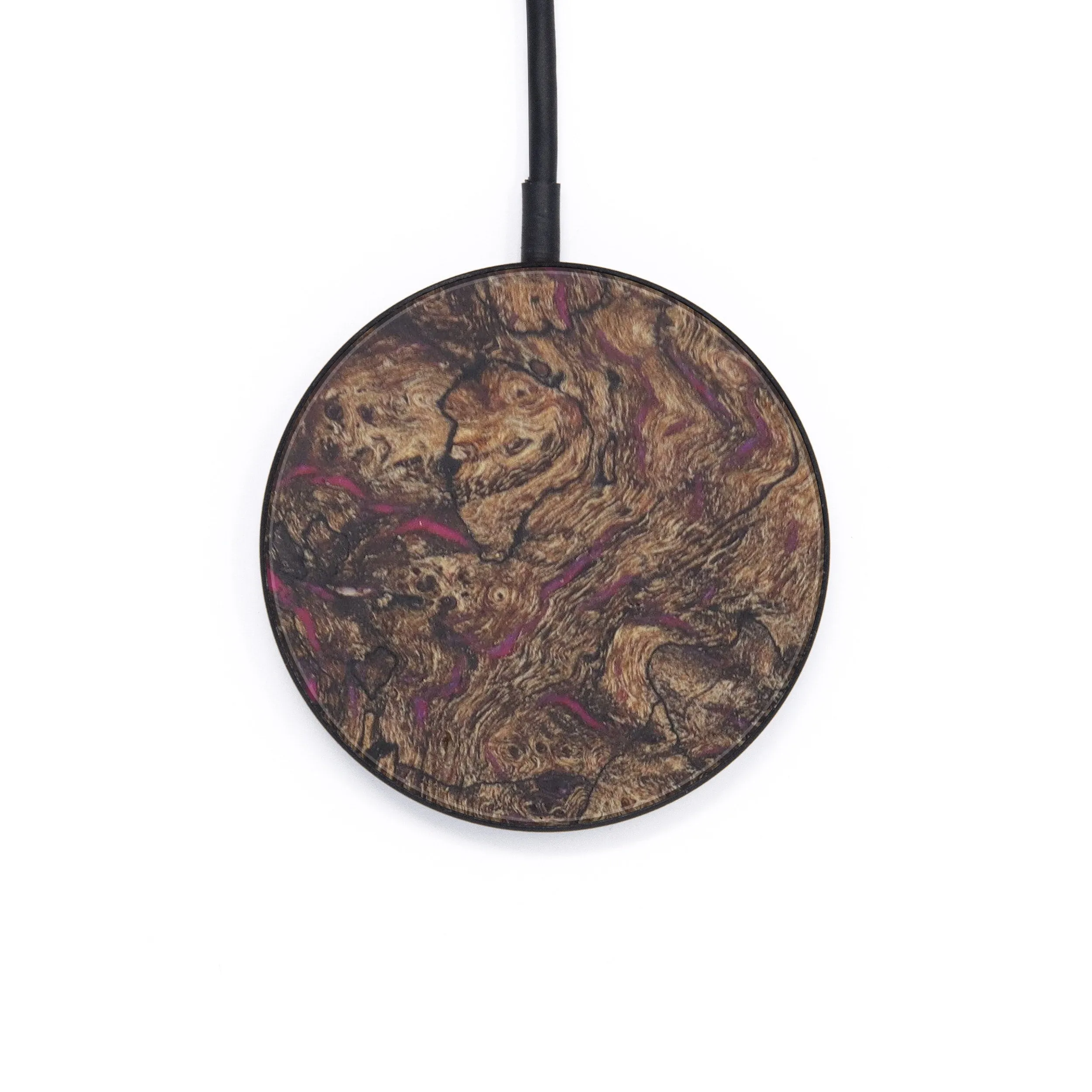 Circle Burl Wood Wireless Charger - Cati (Maple Burl, 605396)