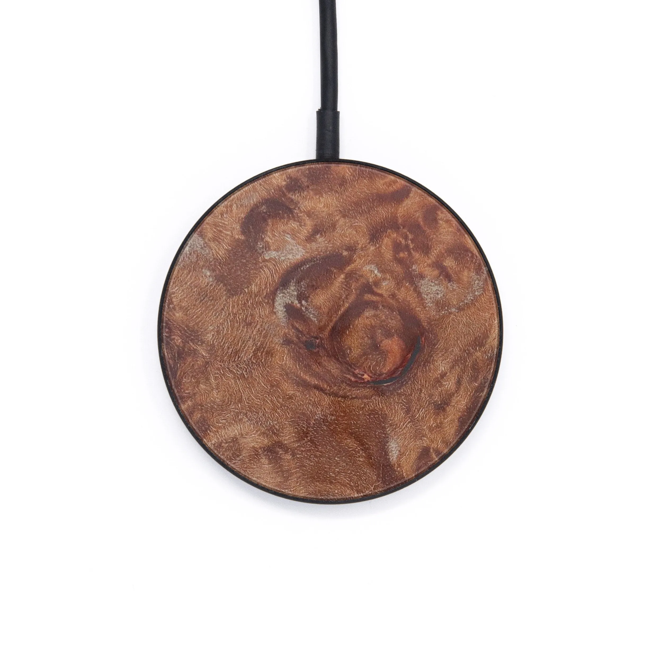 Circle Burl Wood Wireless Charger - Nara (Maple Burl, 607305)