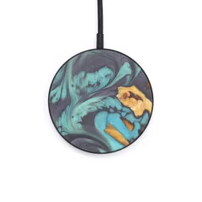 Circle Wood Resin Wireless Charger - Binnie (Mosaic, 605354)