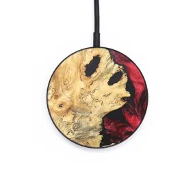 Circle Wood Resin Wireless Charger - Bret (Red, 671752)