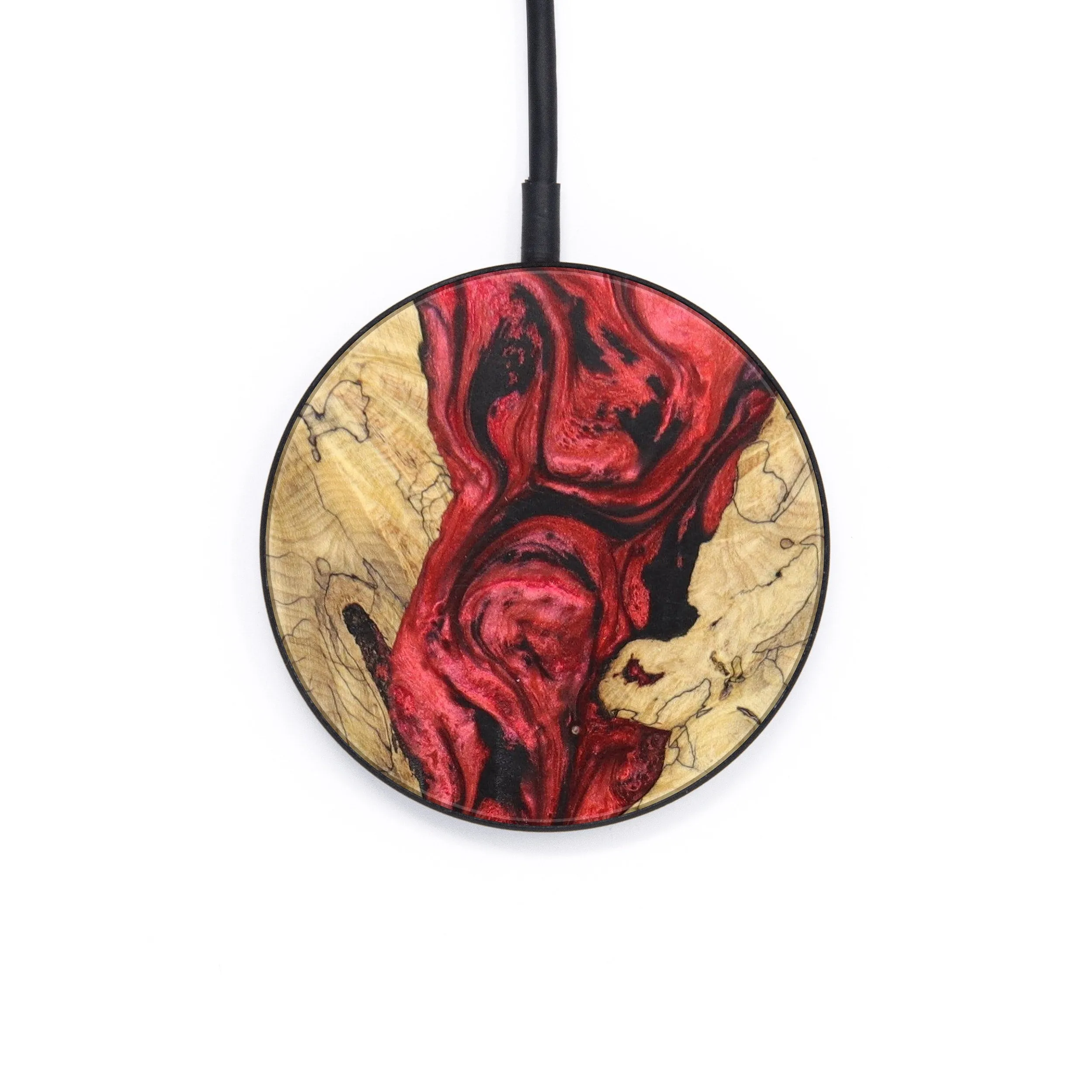 Circle Wood Resin Wireless Charger - Dayana (Artist Pick, 624134)