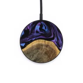 Circle Wood Wireless Charger - Ivett (Purple, 738982)