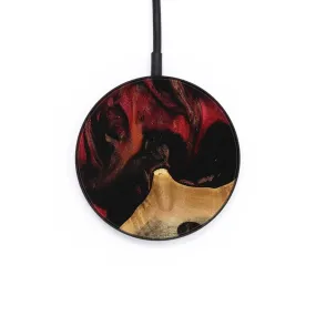 Circle Wood Wireless Charger - Janifer (Red, 734787)