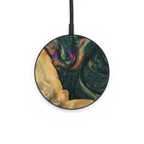 Circle Wood Wireless Charger - Moon (Green, 741049)