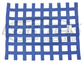 Crow Enterprizes 18" Tall 24" Wide Rectangular Blue Window Net SFI 27.1 Approved