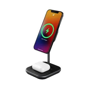 Cygnett 2-IN-1 Wireless Magnetic Desk Charger 15W Black