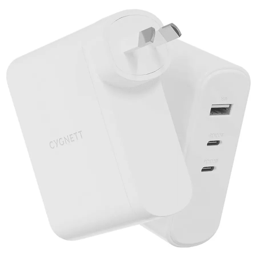 Cygnett Powermaxx 100W USB/USB-C Multiport Gan Wall Charger CY4373PDWCH