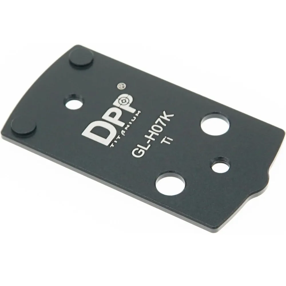 DPP Titanium Adapter Plate for Glock 43X/48 MOS Hellcat OSP Holosun 407k/507k - GL-H07KA