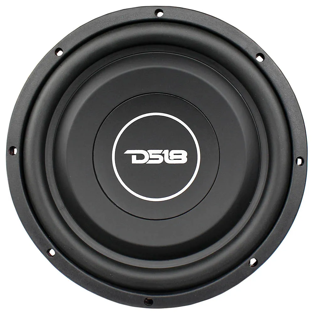 DS18 SRW Shallow 10" Subwoofer 400 Watts Max Power Dual 4 Ohm Car Audio SRW10.4D