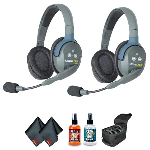 Eartec UL2D UltraLITE 2-Person Headset System (USA) Bundle 1