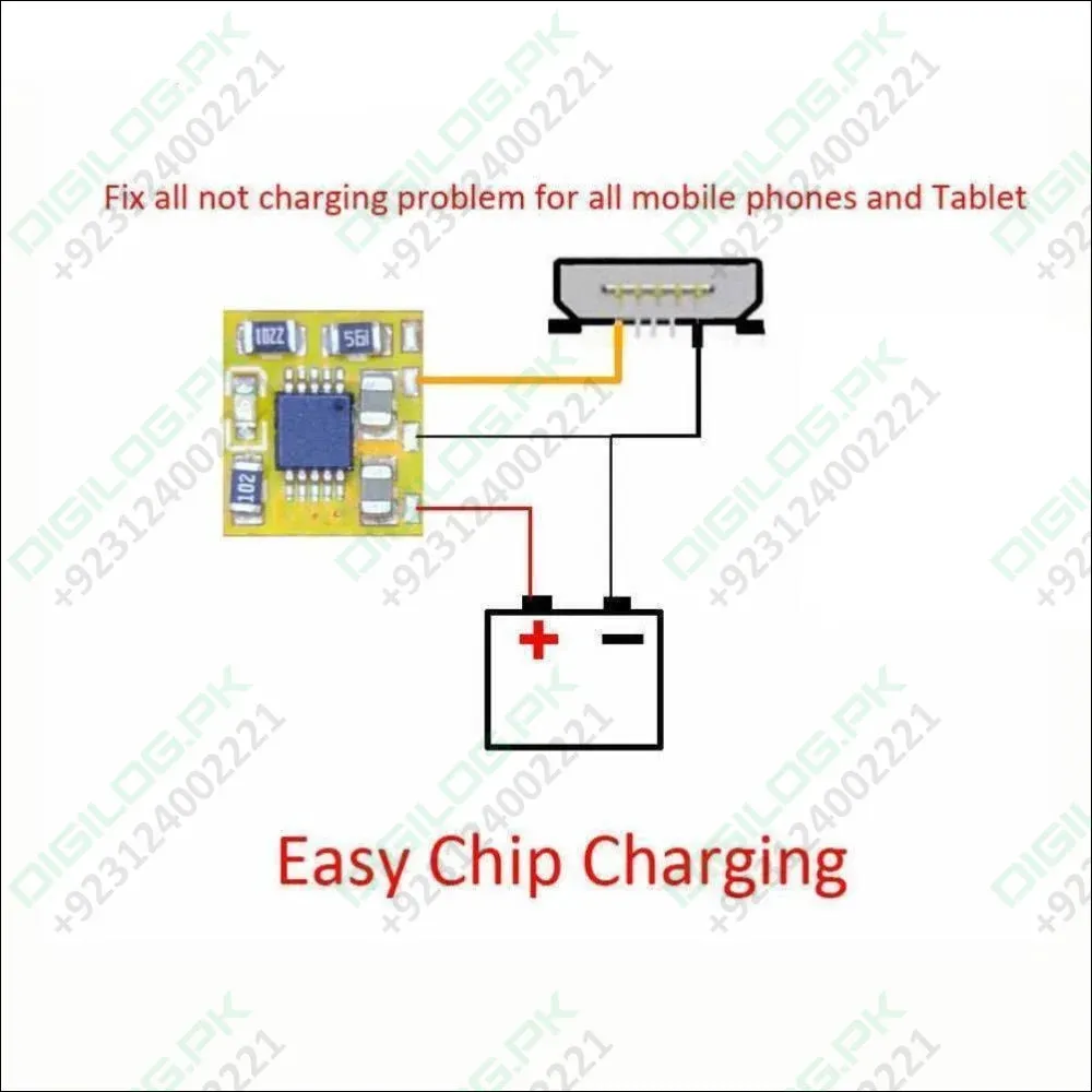 Easy Chip Charge Ic Chip Board Module Solve Charging Problem For Mobile Repairing