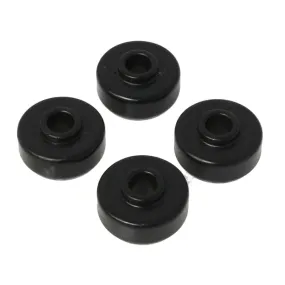 Energy Suspension Bayonet Shock End Bushing - 3/8 in ID - 1-1/4 in OD - 5/8 in Nipple - 5/8 in Thick - Black - Universal - Set of 4