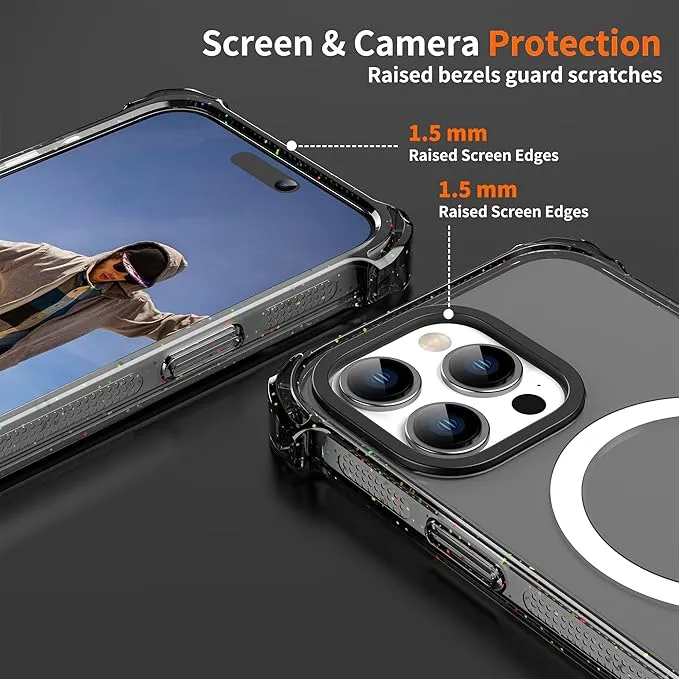 Entronix Apple iPhone 16 [Magnetic-Compatible] Case - Bouncy Bumper,