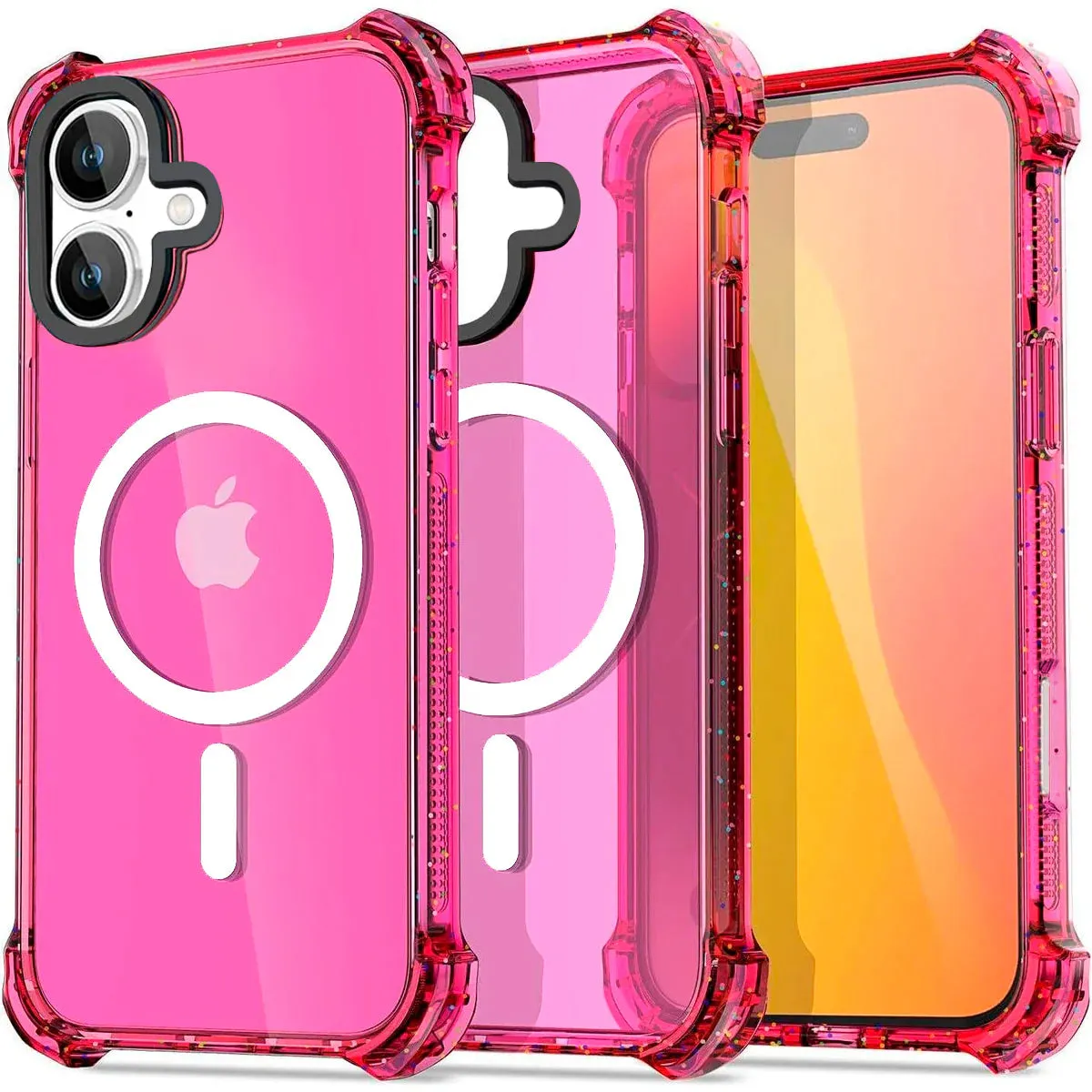 Entronix Apple iPhone 16 [Magnetic-Compatible] Case - Bouncy Bumper,