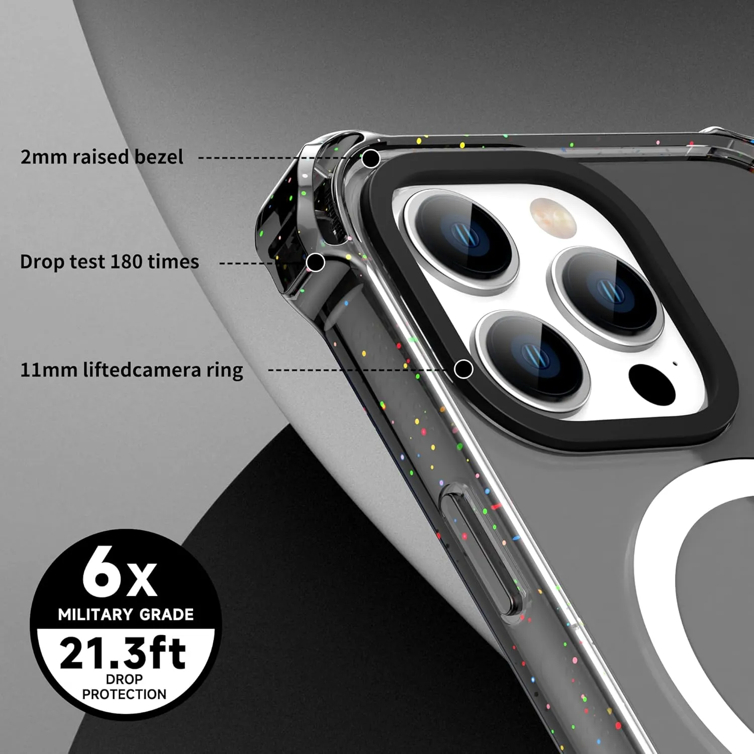 Entronix Apple iPhone 16 [Magnetic-Compatible] Case - Bouncy Bumper,