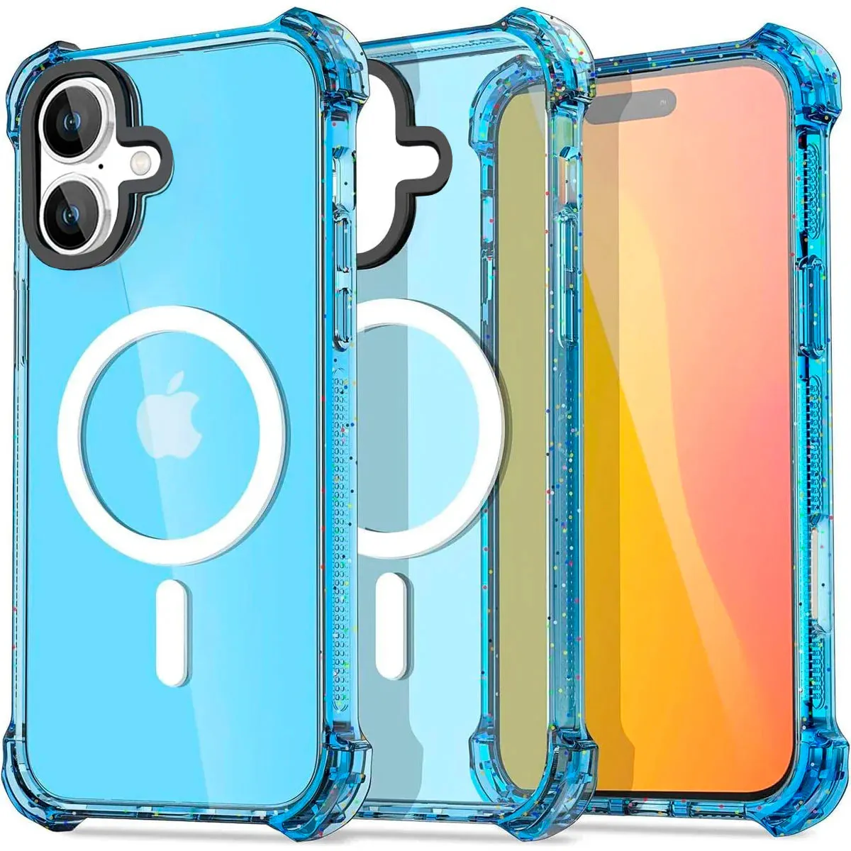 Entronix Apple iPhone 16 [Magnetic-Compatible] Case - Bouncy Bumper,