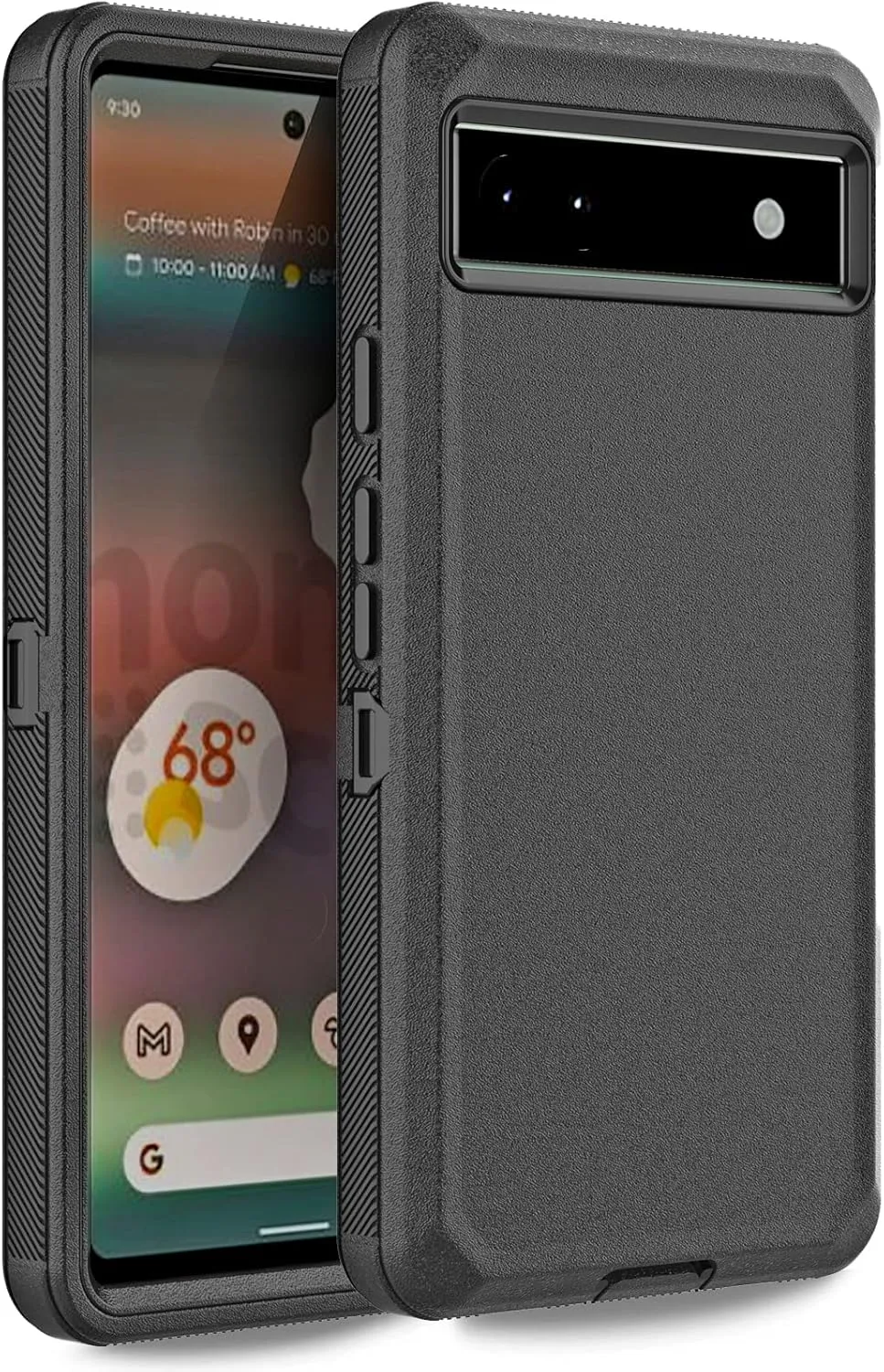 Entronix Heavy Duty Case for Google Pixel 6a, Triple-Layer & Full Protection,