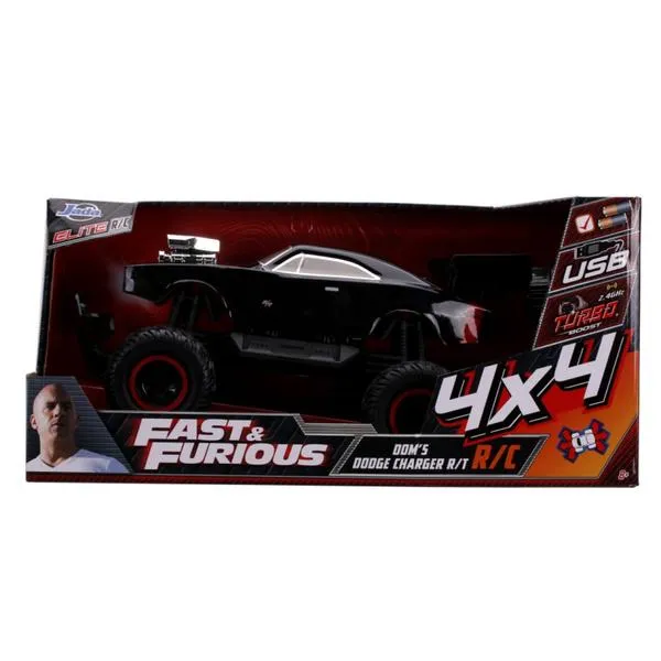 Fast and Furious - Dom's 1970 Dodge Charger (Elite Off-Road) (Black) 1:12 R/C Car