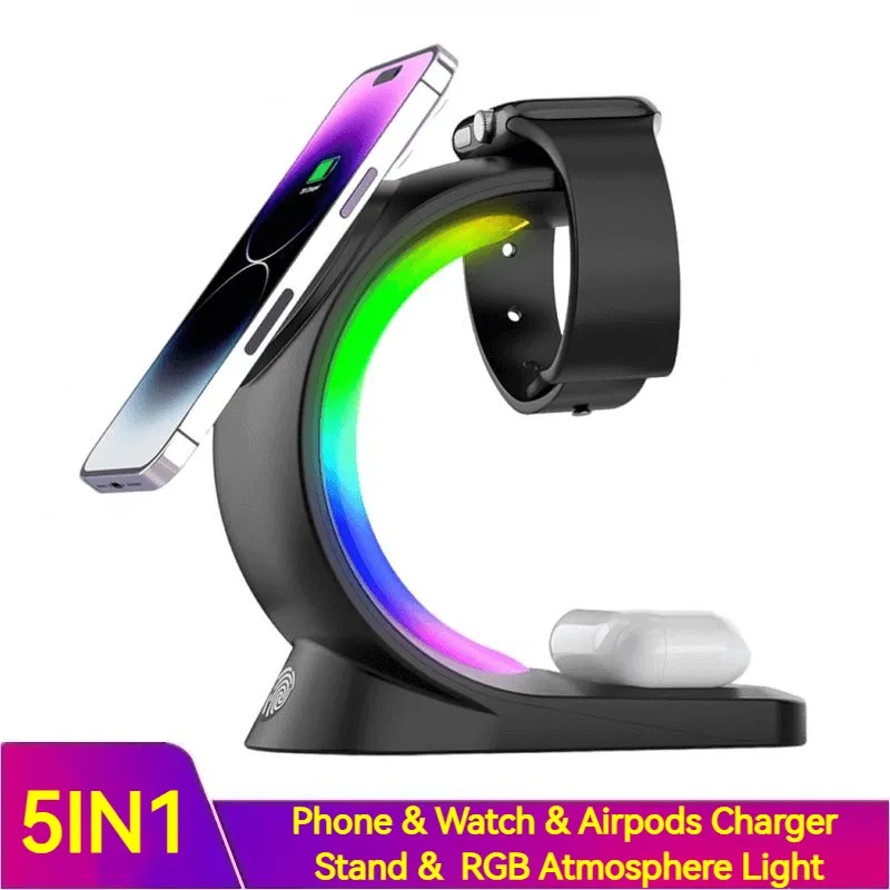 Fast charging station for iPhone, AirPods Pro, and Apple Watch