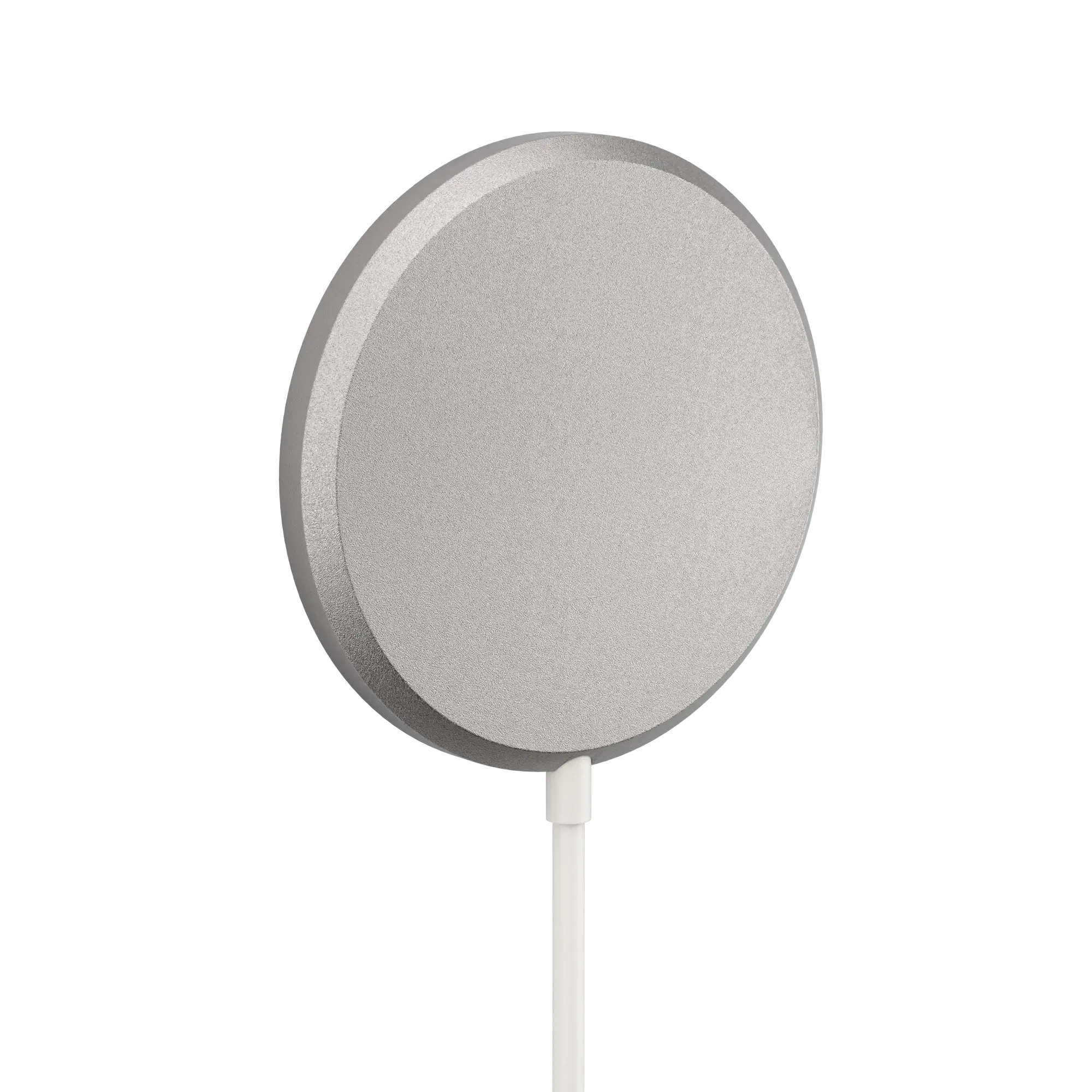 Fast Wireless Charging Pad w/ Magnetic Alignment Technology - Aluminum w/ Glass Surface (15W)