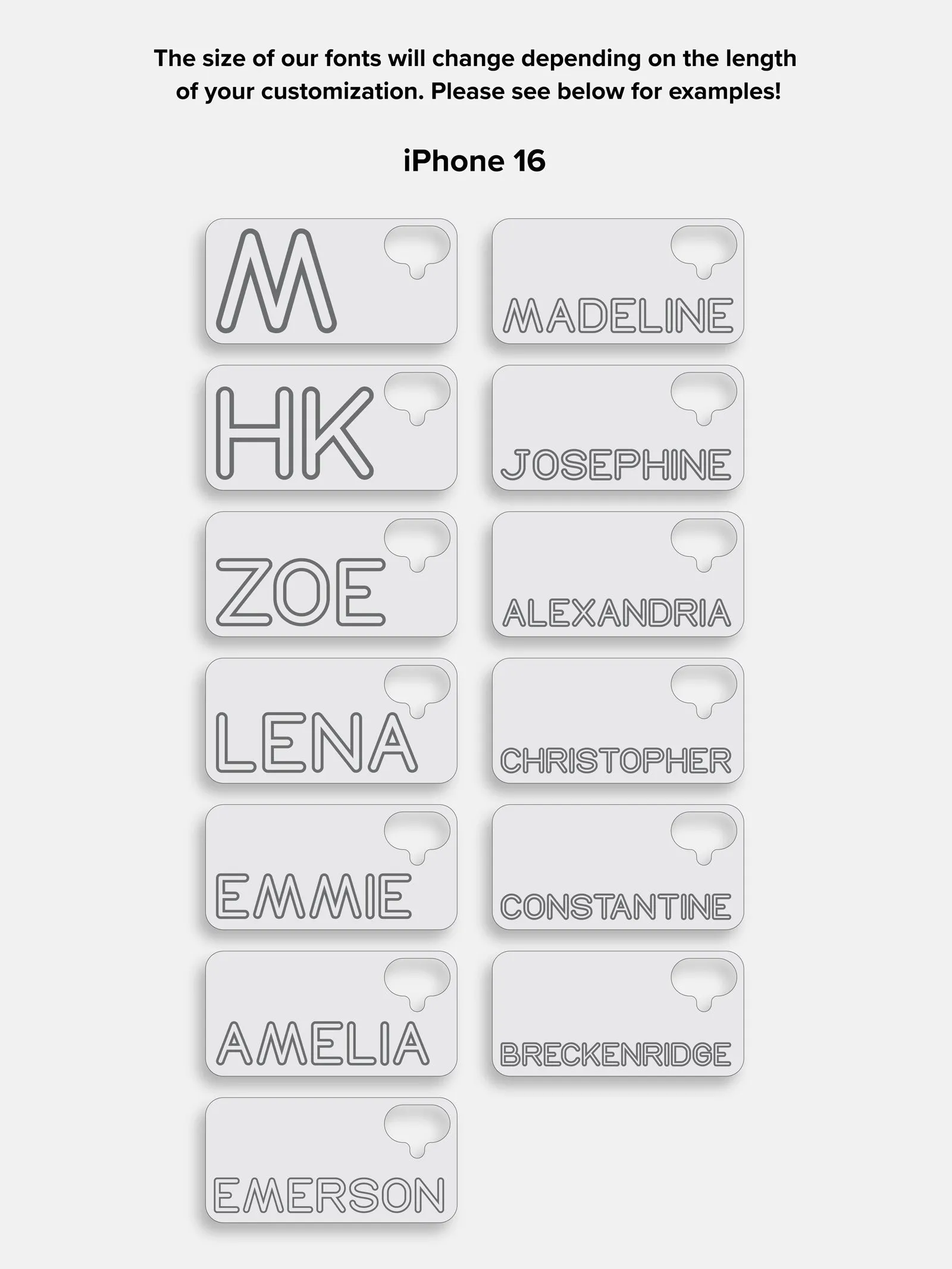 Fine Line Custom iPhone Case - Pink/Red