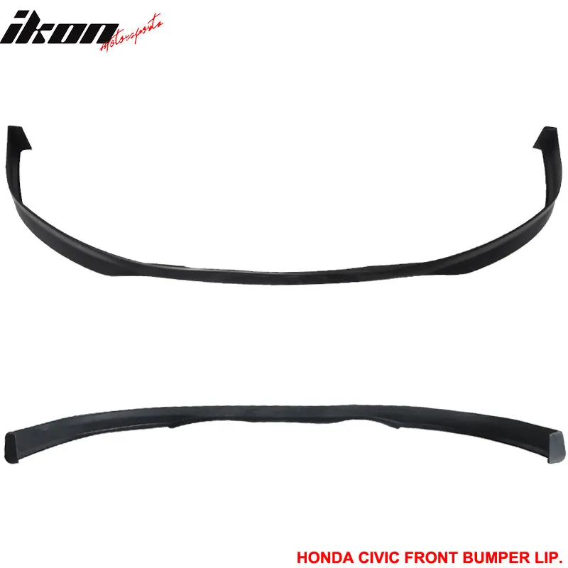 Fits Honda Civic 99-00 EK 3D Front Bumper Lip   Sun Window Visor