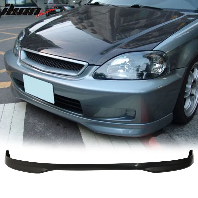 Fits Honda Civic 99-00 EK 3D Front Bumper Lip   Sun Window Visor