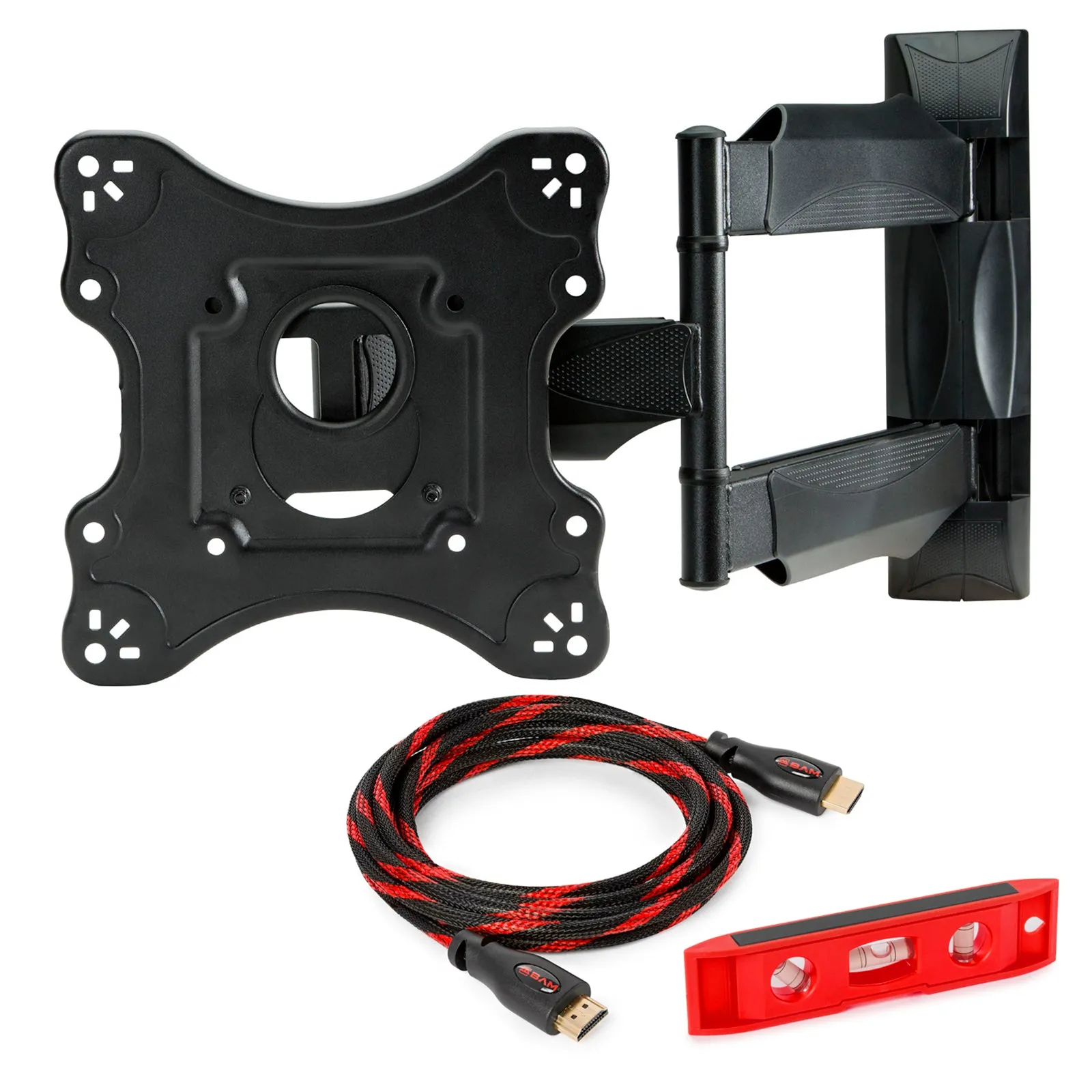 Full Motion Swivel Wall Mount Bracket for 32" - 52" Screen