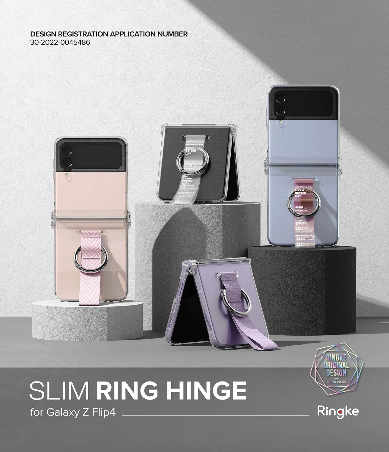 Galaxy Z Flip 4 Case | Slim Ring Hinge