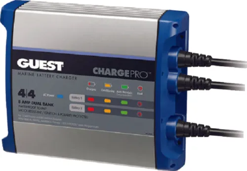 Guest 2707A ChargePro On-Board Battery Charger, 8 Amps, 2 Banks