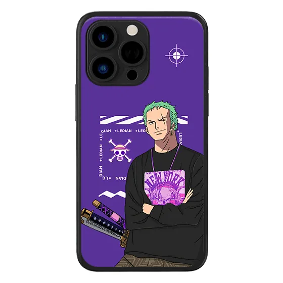 Happy Swordsman Zoro LED Case for iPhone