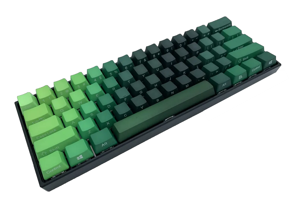 Hayabusa 60% Keyboard - Emerald