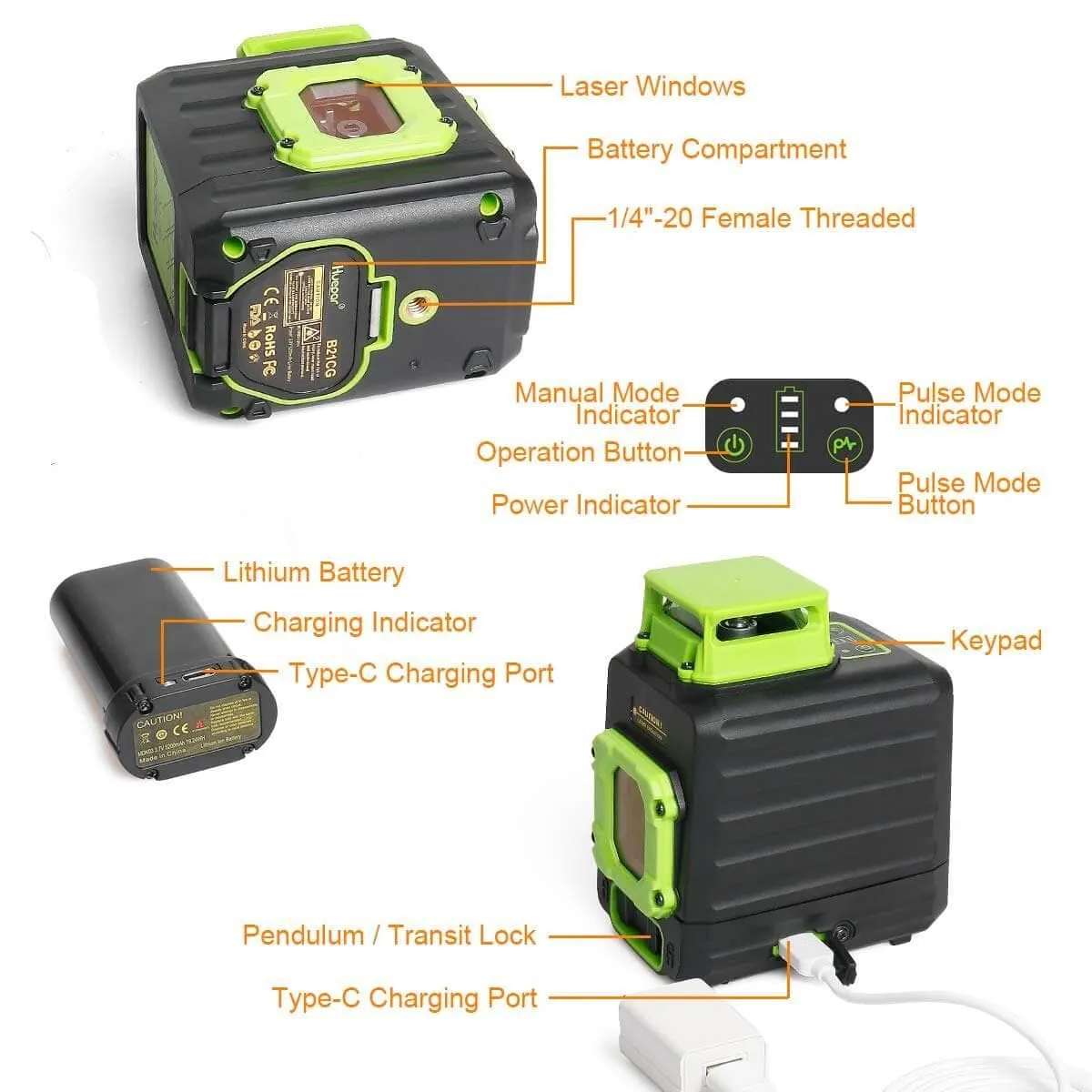 Huepar B21CG Laser Level