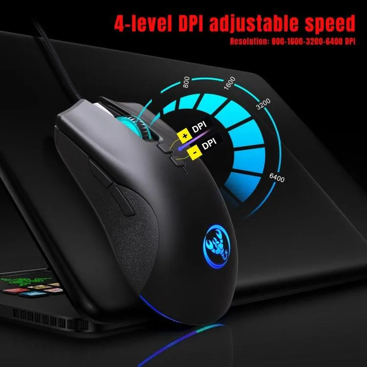 HXSJ P8 V100 J900 Gaming Keyboard and Mouse Converter Bundle with One-Handed Keyboard and Programmable Gaming Mouse