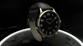 Infinity Watch V3 - Gold Case Black Dial / PEN Version