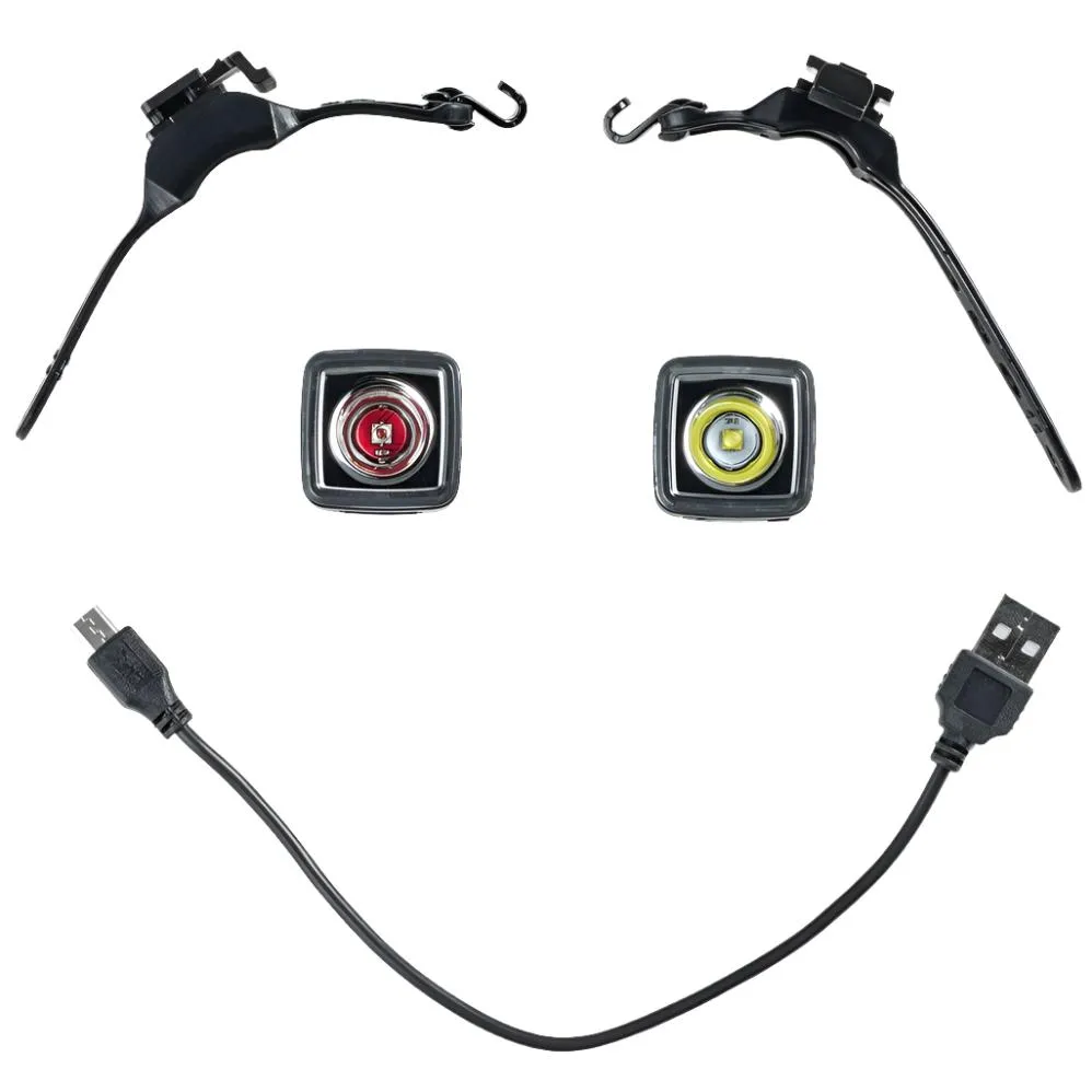 Ion 100 R & Flare R City Bike Light Set