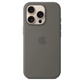 iPhone 16 Pro Silicone Case with MagSafe - Stone Grey