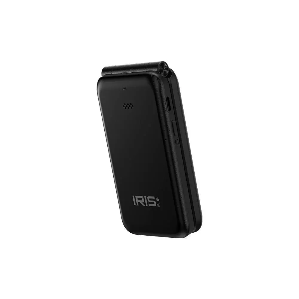 IRIS Easy Flip 2.8" 8GBSteel Gray Consumer Cellular Prepaid Cellphone