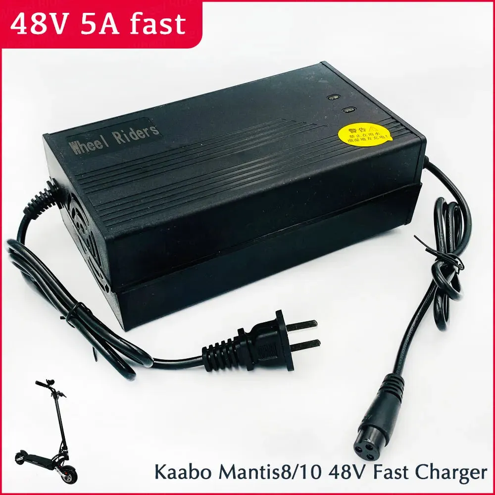 Kaabo Mantis 48V 5A Fast Charger Mantis8 Mantis10 Electric Scooter Quick Charger Spare Parts Accessories