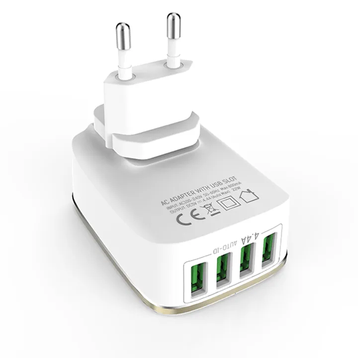 LDNIO Intelligent 4 Ports USB Wall Charger with AI